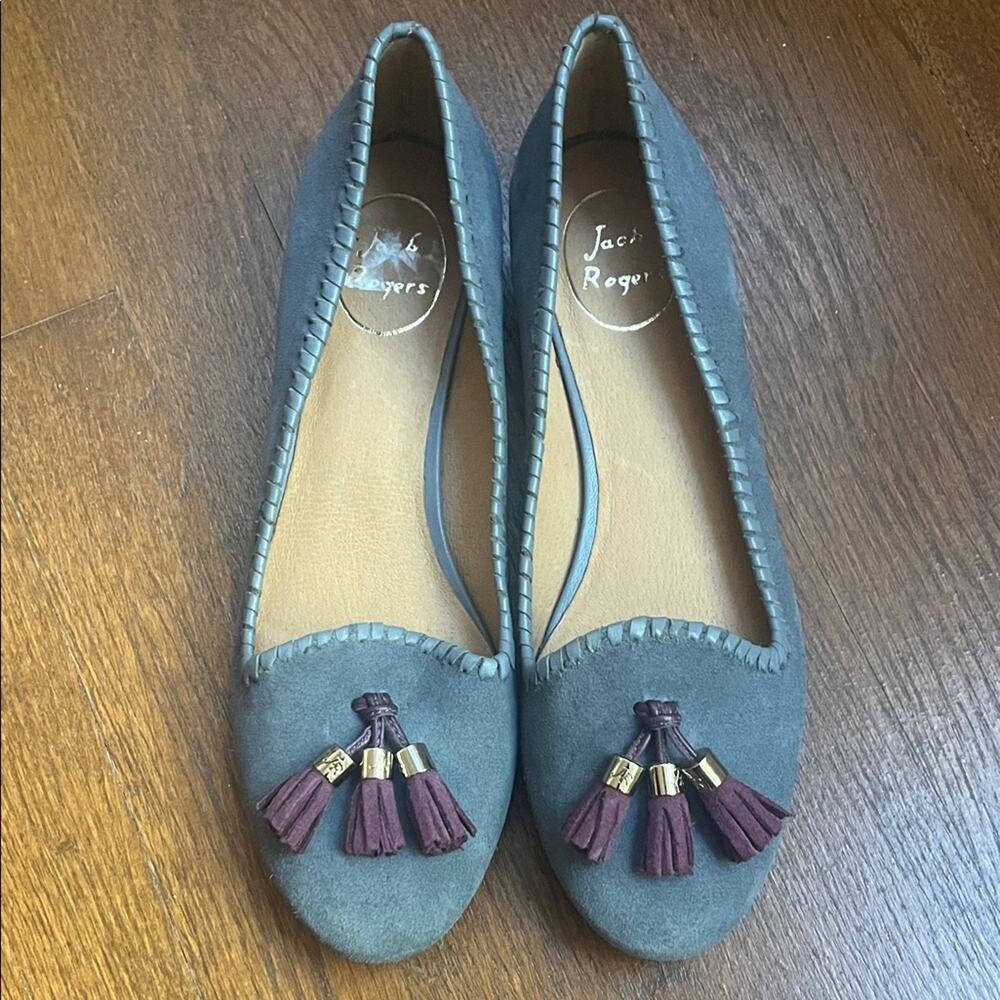 Jack Rogers‎ Grace Suede Tassel Loafers 9.5